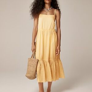 J Crew Sorrento Dress Banana Cream Cotton Voile XXS